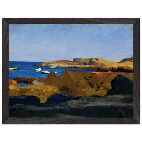 Cove at Ogunquit by Edward Hopper — Framed art print at Zephyeer