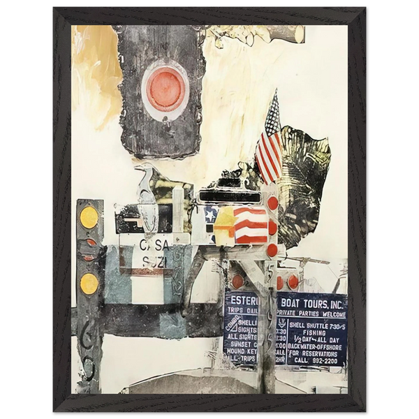 CAPTIVA CODA 2002 by Robert Rauschenberg — Framed art print at Zephyeer