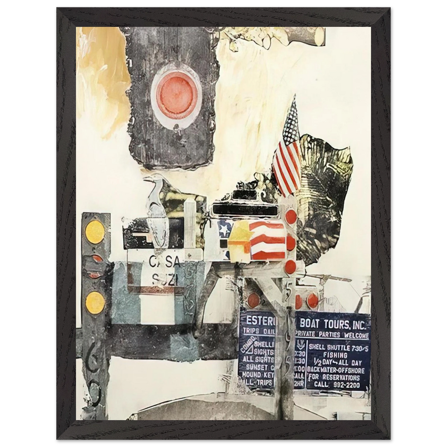 CAPTIVA CODA 2002 by Robert Rauschenberg — Framed art print at Zephyeer