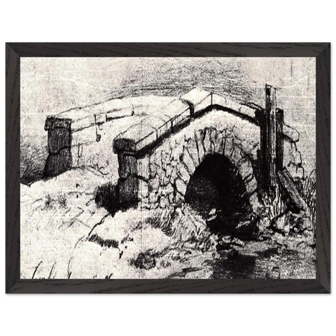 The Bridge by Vincent van Gogh — Framed art print at Zephyeer