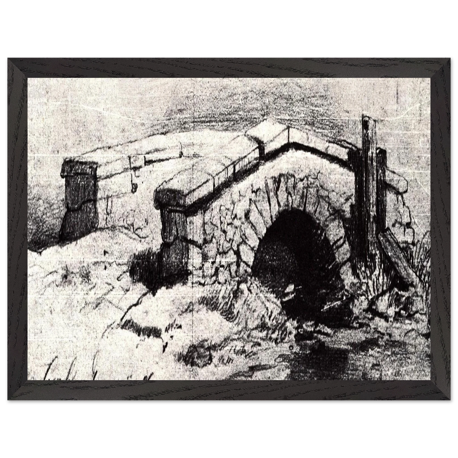 The Bridge by Vincent van Gogh — Framed art print at Zephyeer