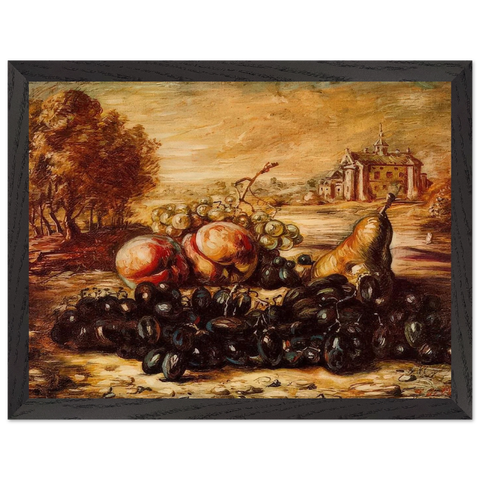 BLACK GRAPE by Giorgio de Chirico — Framed art print at Zephyeer