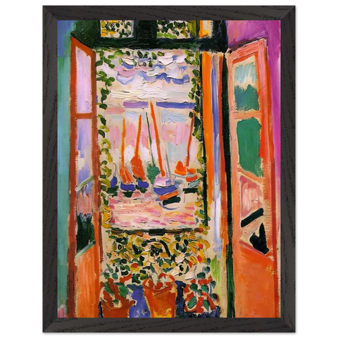 OPEN WINDOW COLLIOURE 1905 by Henri Matisse — Framed art print at Zephyeer
