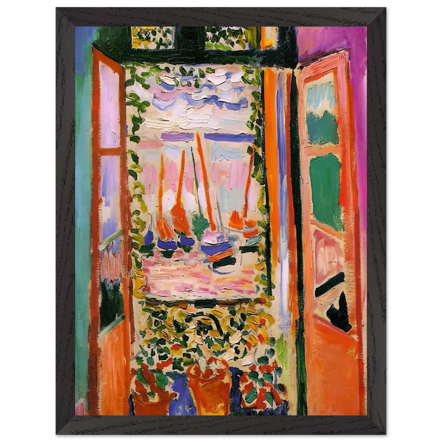 OPEN WINDOW COLLIOURE 1905 by Henri Matisse — Framed art print at Zephyeer