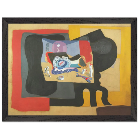 STILL LIFE WITH MOONIGHT by Salvador Dali — Framed art print at Zephyeer
