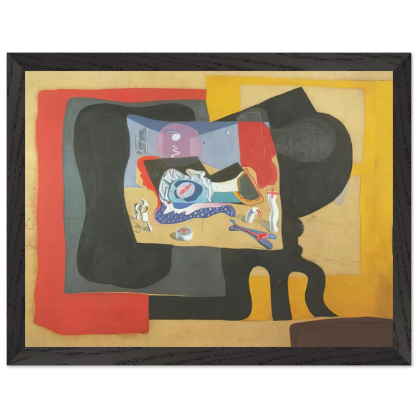 STILL LIFE WITH MOONIGHT by Salvador Dali — Framed art print at Zephyeer