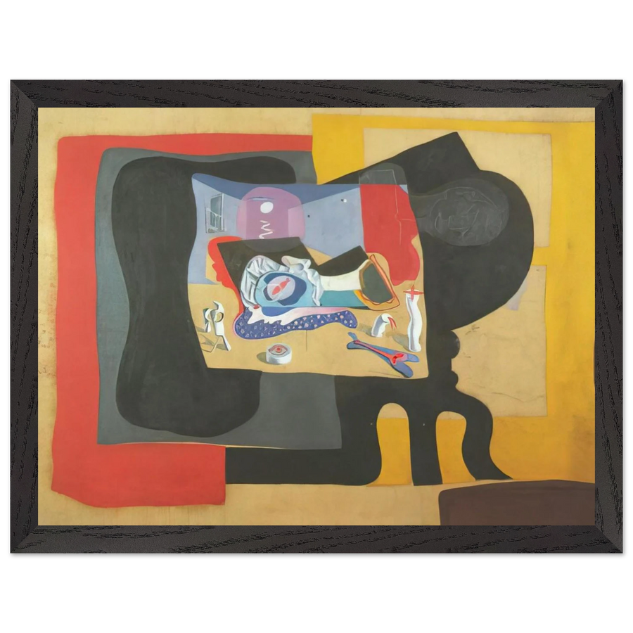 STILL LIFE WITH MOONIGHT by Salvador Dali — Framed art print at Zephyeer