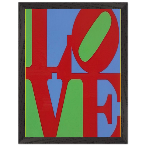 Heliotherapy Love by Robert Indiana — Framed art print at Zephyeer