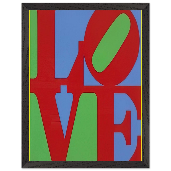 Heliotherapy Love by Robert Indiana — Framed art print at Zephyeer
