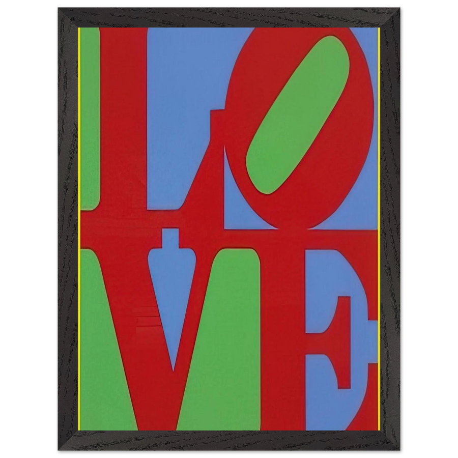 Heliotherapy Love by Robert Indiana — Framed art print at Zephyeer