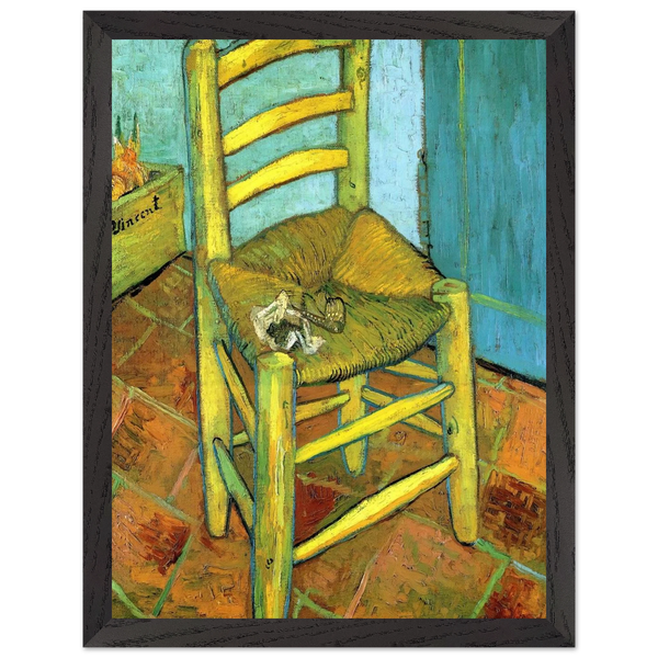 Van Gogh's Chair by Vincent van Gogh — Framed art print at Zephyeer