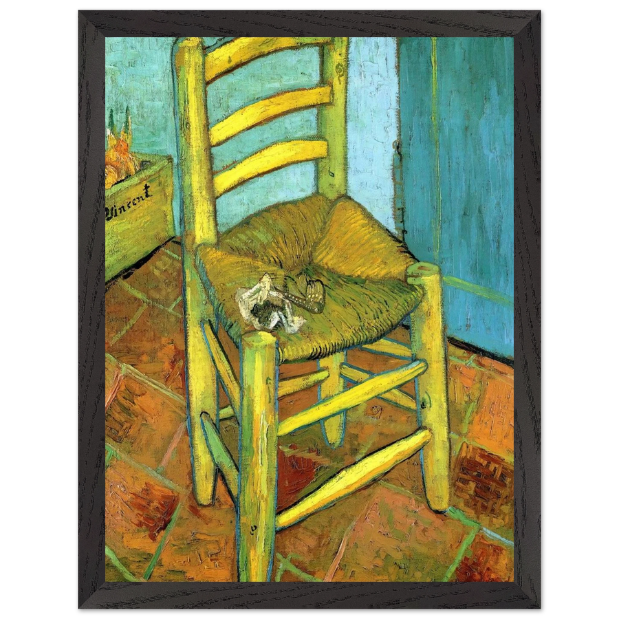 Van Gogh's Chair by Vincent van Gogh — Framed art print at Zephyeer
