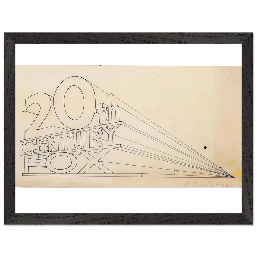 TRADEMARK STUDY 4 1962 by Edward Ruscha — Framed art print at Zephyeer