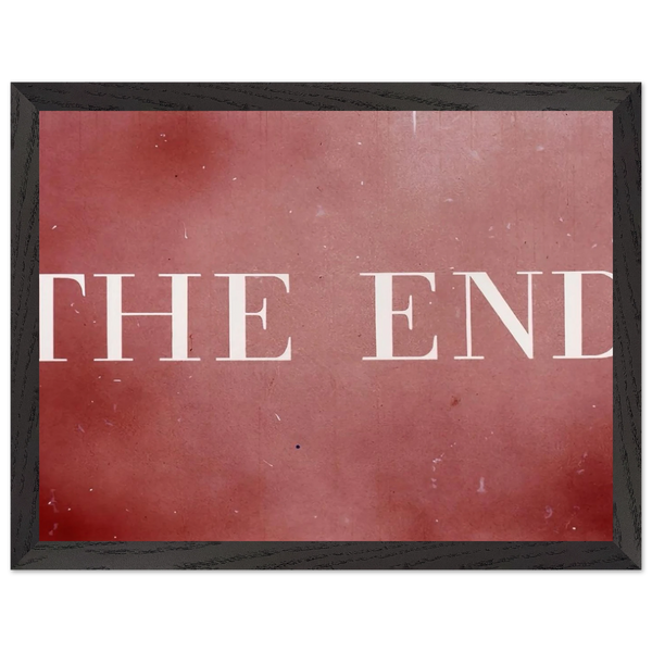 THE END 28 2003 by Edward Ruscha — Framed art print at Zephyeer