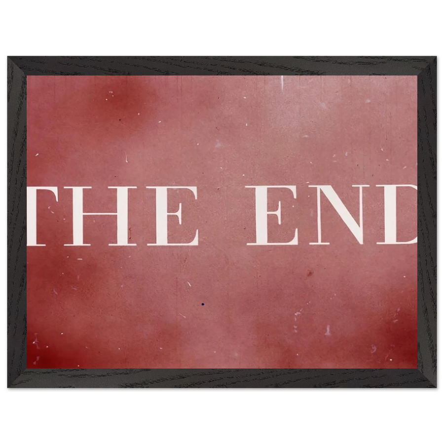 THE END 28 2003 by Edward Ruscha — Framed art print at Zephyeer
