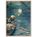 THE CANOES 1878 by Gustave Caillebotte — Framed art print at Zephyeer