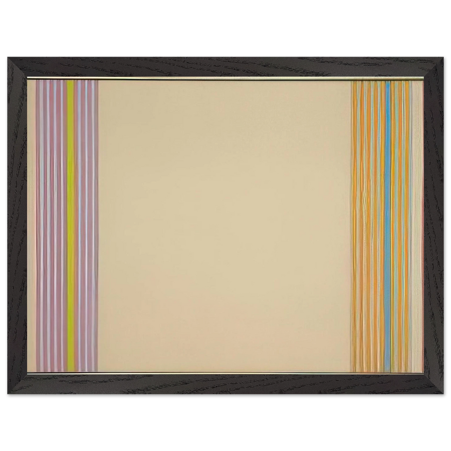 End Stripes - 1960 by Gene Davis — Framed art print at Zephyeer