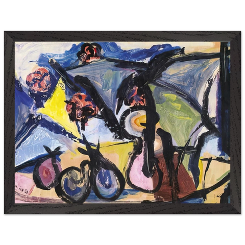 Abstract Still Life - 1950 by Walasse Ting — Framed art print at Zephyeer