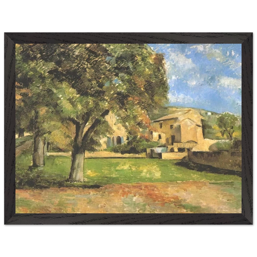 Horse-chestnut-trees in Jas de Bouffan by Paul Cézanne — Framed art print at Zephyeer