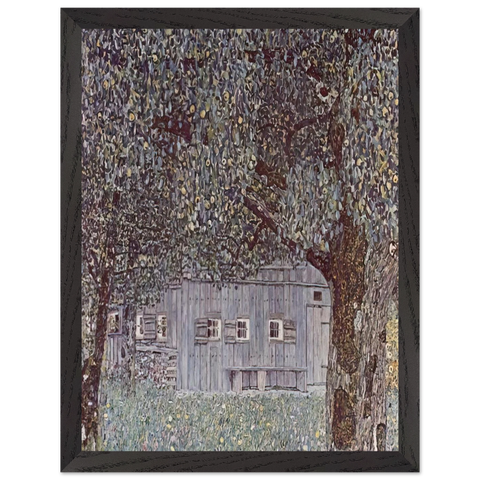 FARMHOUSE IN UPPER AUSTRIA 1912 by Gustav Klimt — Framed art print at Zephyeer