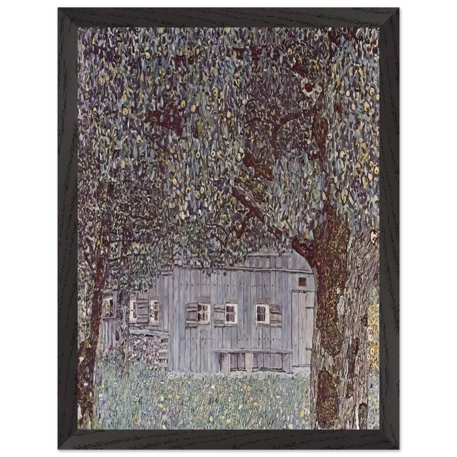 FARMHOUSE IN UPPER AUSTRIA 1912 by Gustav Klimt — Framed art print at Zephyeer