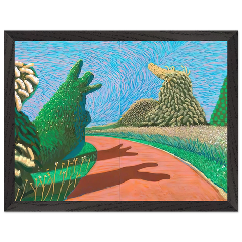David Hockney — Framed art print at Zephyeer