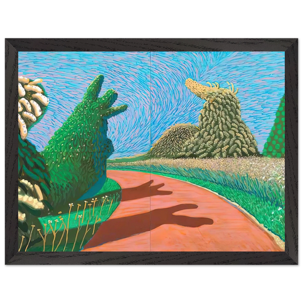 David Hockney — Framed art print at Zephyeer