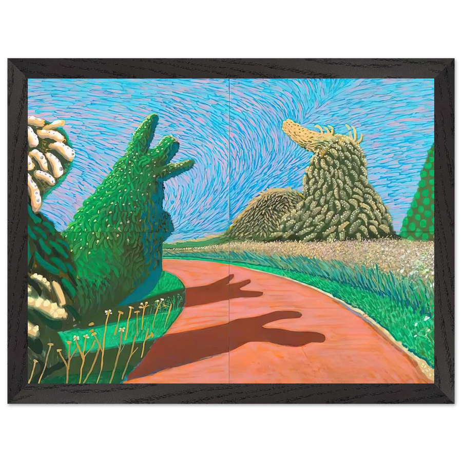 David Hockney — Framed art print at Zephyeer
