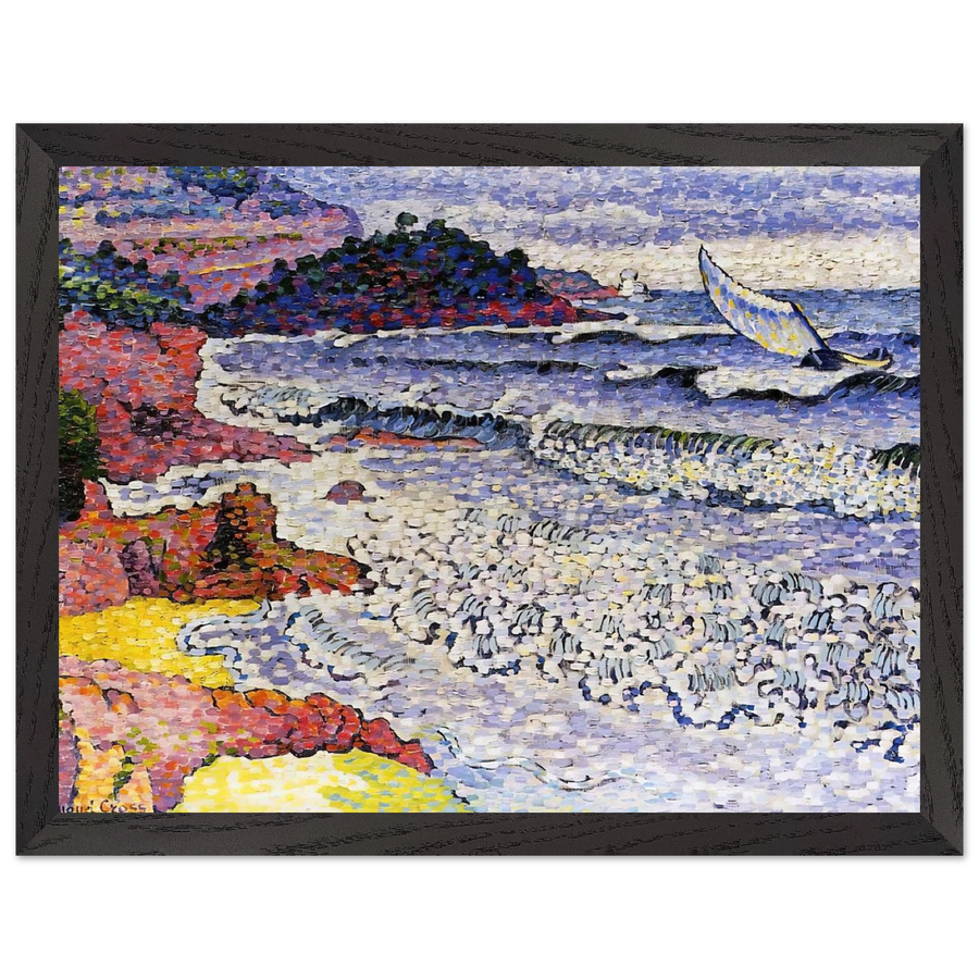 The Choppy Sea by Henri-Edmond Cross — Framed art print at Zephyeer