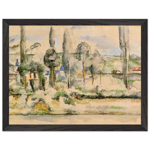Chateau de Madan by Paul Cézanne — Framed art print at Zephyeer