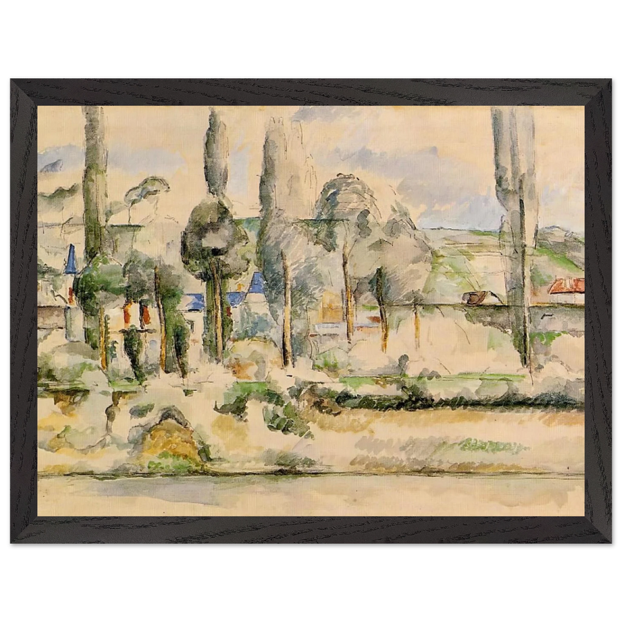 Chateau de Madan by Paul Cézanne — Framed art print at Zephyeer