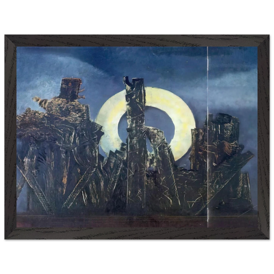 The large forest by Max Ernst — Framed art print at Zephyeer