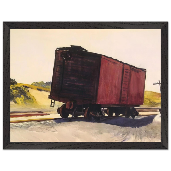 Freight Car at Truro by Edward Hopper — Framed art print at Zephyeer