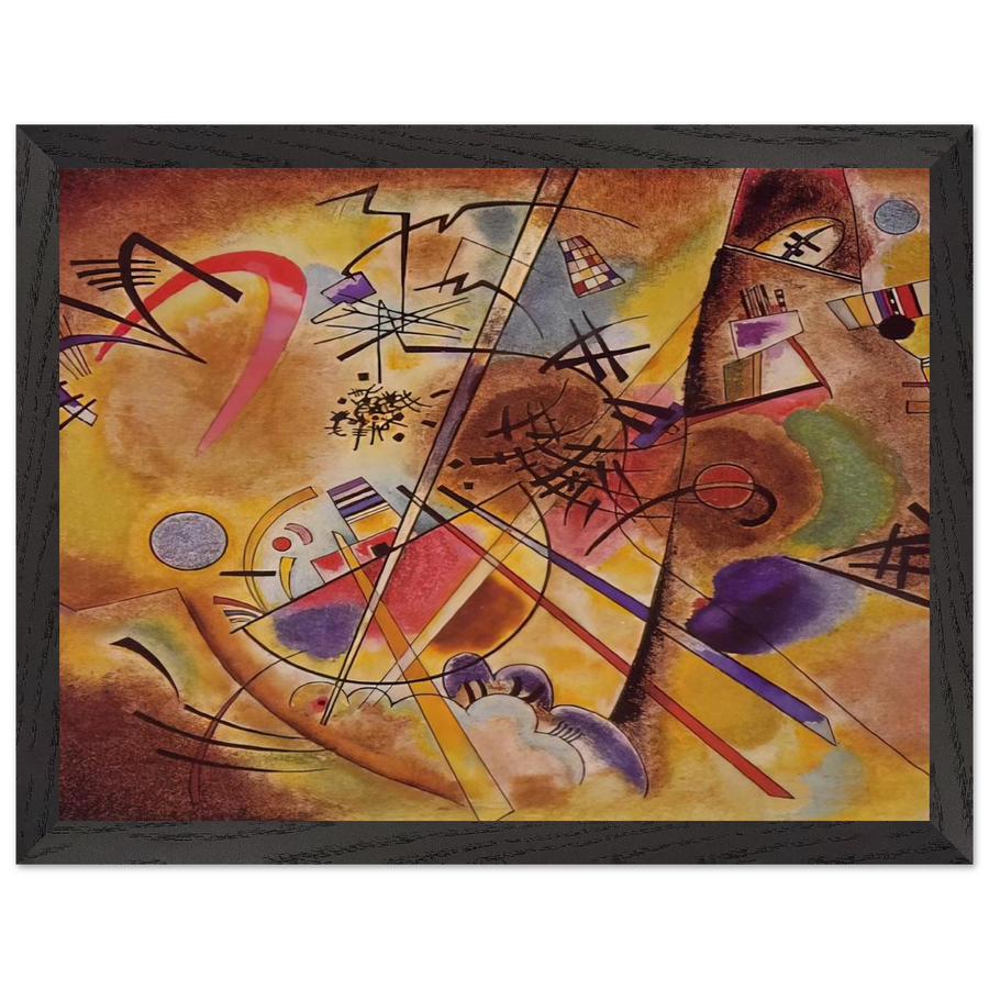 SMALL DREAM IN RED 1925 by Wassily Kandinsky — Framed art print at Zephyeer