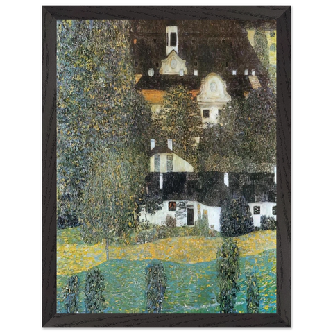 SCHLOSS KAMMER AM ATTERSEE II 1909 by Gustav Klimt — Framed art print at Zephyeer
