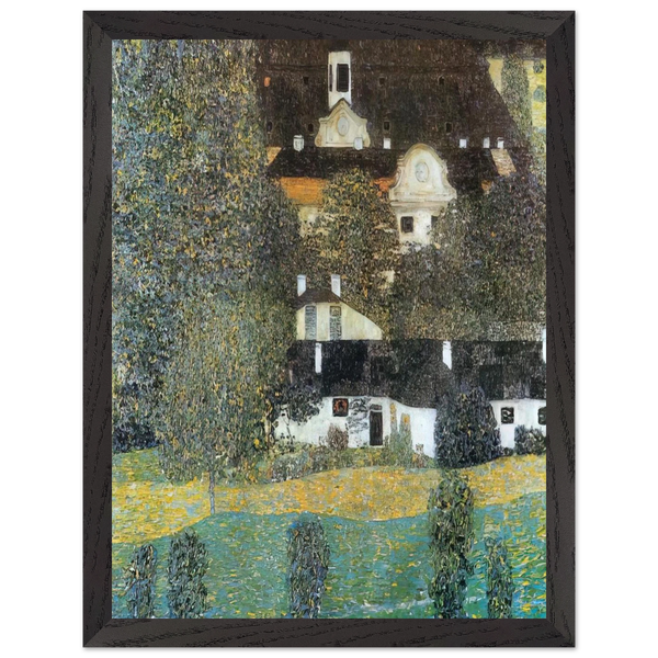 SCHLOSS KAMMER AM ATTERSEE II 1909 by Gustav Klimt — Framed art print at Zephyeer