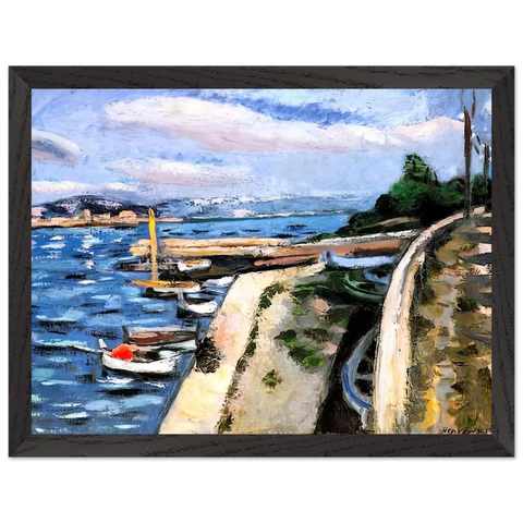 VIEW OF ANTIBES 1925 by Henri Matisse — Framed art print at Zephyeer