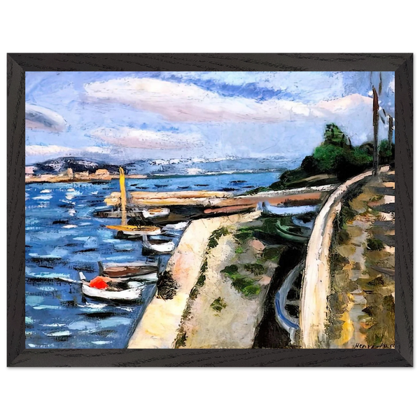 VIEW OF ANTIBES 1925 by Henri Matisse — Framed art print at Zephyeer