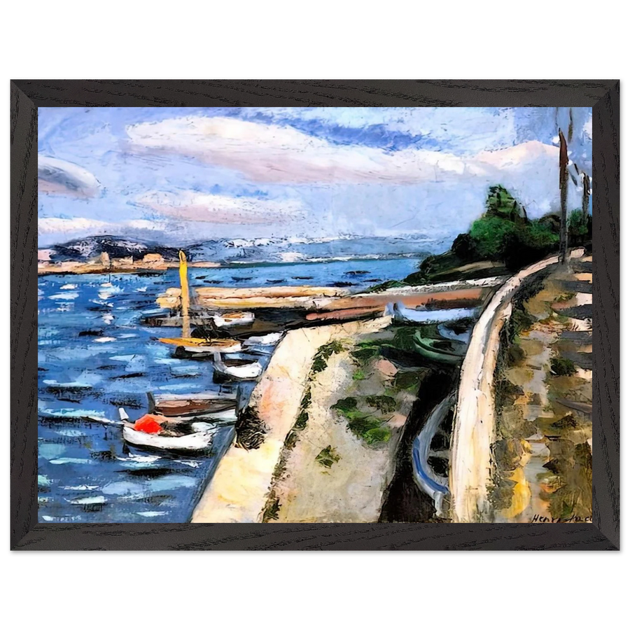 VIEW OF ANTIBES 1925 by Henri Matisse — Framed art print at Zephyeer
