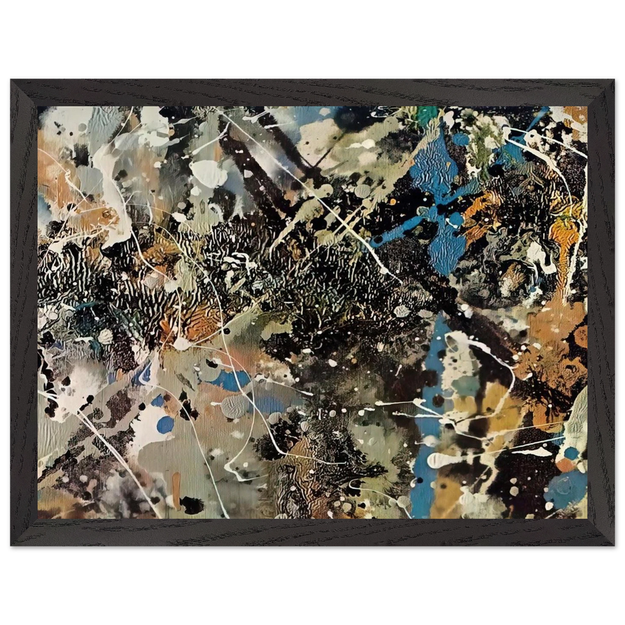 NOT_DETECTED_185248 by Jackson Pollock — Framed art print at Zephyeer