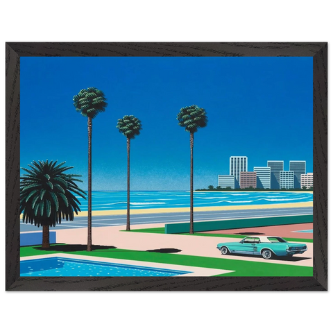 Sunshine Reggae by Hiroshi Nagai — Framed art print at Zephyeer