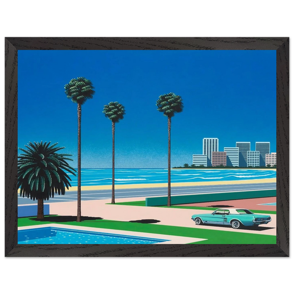 Sunshine Reggae by Hiroshi Nagai — Framed art print at Zephyeer