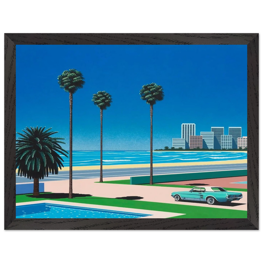 Sunshine Reggae by Hiroshi Nagai — Framed art print at Zephyeer