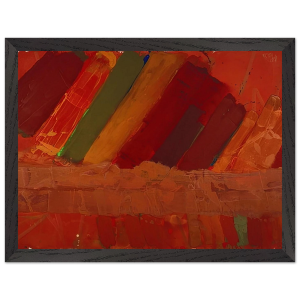 Seneca - 1979 by Albert Irvin — Framed art print at Zephyeer