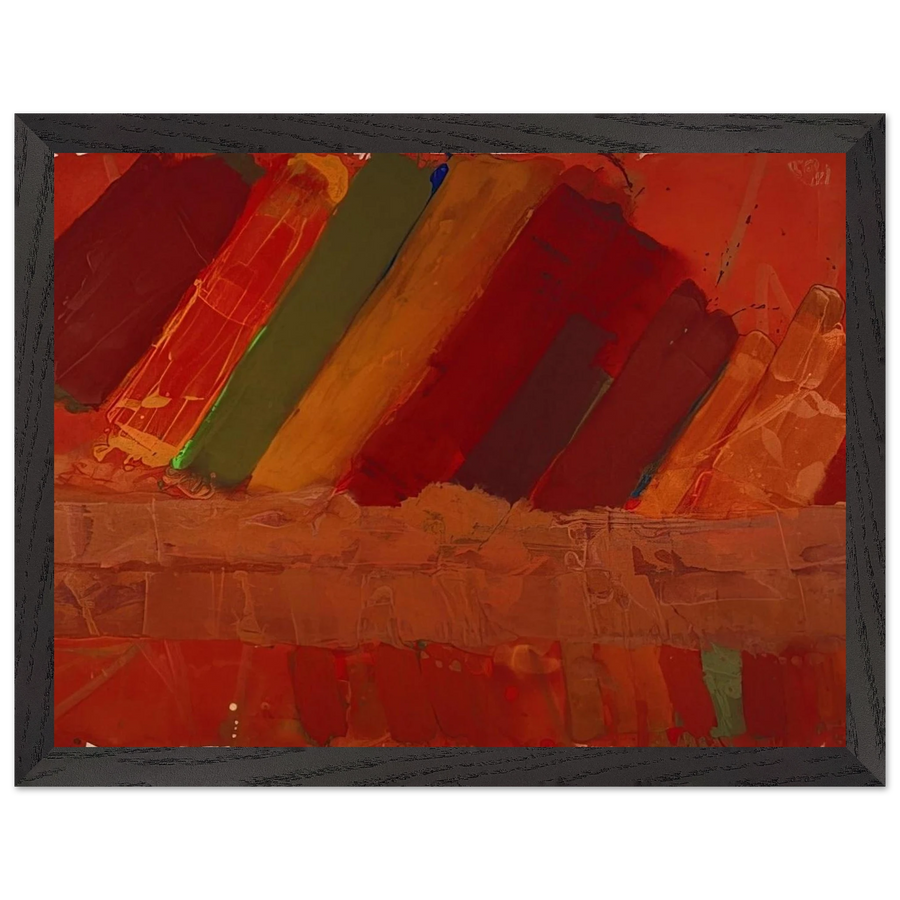 Seneca - 1979 by Albert Irvin — Framed art print at Zephyeer