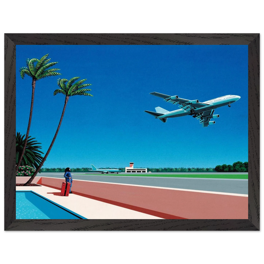 Finest B-R-E-E-Z-E Takeoff by Hiroshi Nagai — Framed art print at Zephyeer