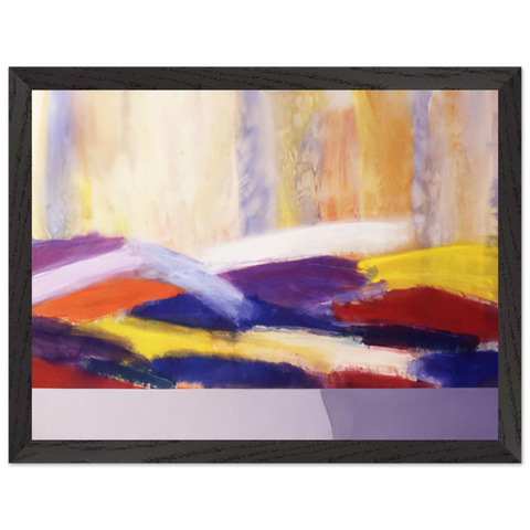 Matisse's Table - 1996 by Ronnie Landfield — Framed art print at Zephyeer