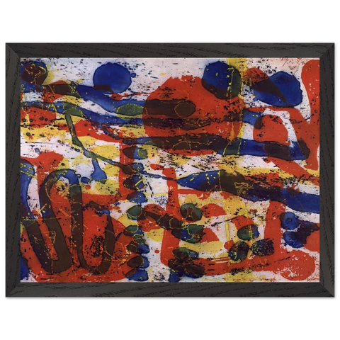 Untitled From The Brushwork Series - 1999 by Patrick Heron — Framed art print at Zephyeer