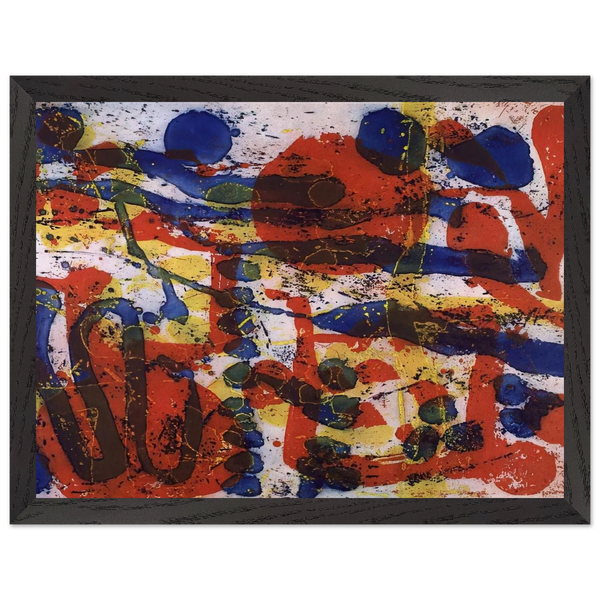 Untitled From The Brushwork Series - 1999 by Patrick Heron — Framed art print at Zephyeer