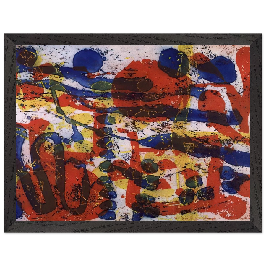 Untitled From The Brushwork Series - 1999 by Patrick Heron — Framed art print at Zephyeer